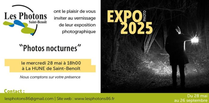 Exposition photo à ne pas rater dans la Vienne organisee par les photons à Saint-Benoît 86
#TNA #nouvelleaquitaine