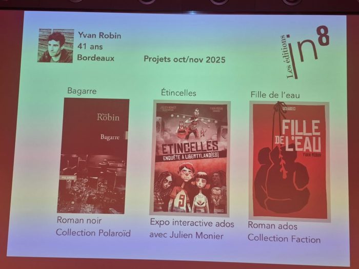 Ce jour lassociation Territoires à eu le plaisir d assister à la journée propositions artistiques et culturelles des auteurs et actrices de la Nouvelle-Aquitaine  organise par l Alca dans les locaux de la Frac Meca de Bordeaux. 
De belle rencontres dont un auteur cenonnais : Yvan Robin  que nous espérons pouvoir inviter à cenon en novembre lors de la sortie de son livre  Bagarre  dont l action de déroule à Jonzac 17.
#TNA #nouvelleaquitaine